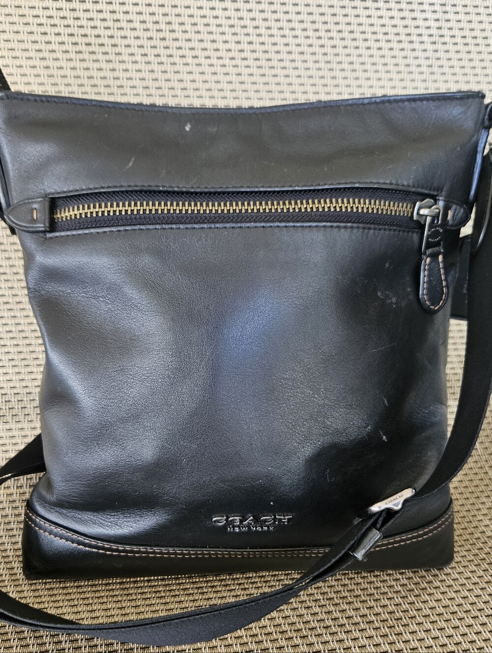 COACH BLACK HANDBAG, COACH LEATHER PURSE, COACH VINTAGE HANDBAG